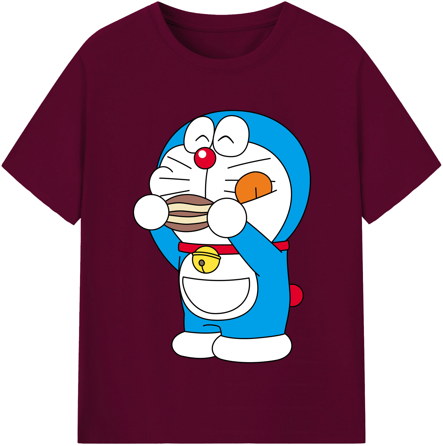（画像用） ドラえもん Doraemon レディースカジュアルプリントTシャツ（綿100％）